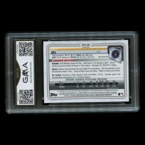 Adam Hill 2020 Bowman Chrome Refractor Auto Brewers 211/499 Gem MT 10