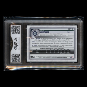 Julio Rodriguez 2020 Bowman Chrome Mega Prospects Refractor Mariners Gem MT 10