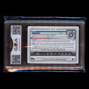 Julio Rodriguez 2020 Bowman Prospect Mariners Gem MT 10