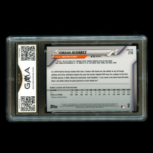 Yordan Alvarez RC 2020 Topps All-Star Rookie Astros #276 Gem MT 10