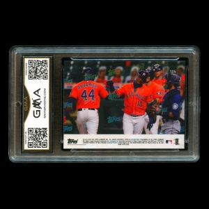 Yordan Alvarez RC 2020 Topps Now Rookie Astros #105 Gem MT 10