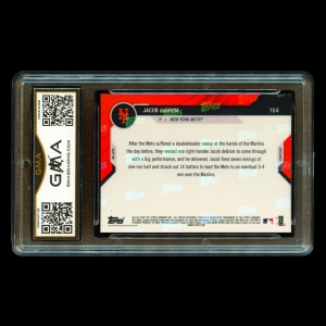 Jacob deGrom 2020 Topps Now Mets | Rangers #164 Gem MT 10