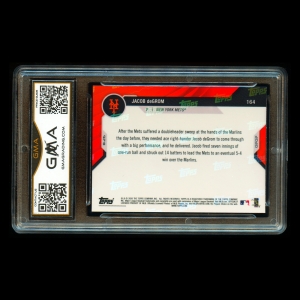 Jacob deGrom 2020 Topps Now Mets | Rangers #164 Gem MT 10