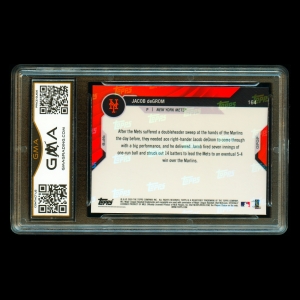 Jacob deGrom 2020 Topps Now Mets | Rangers #164 Gem MT 10