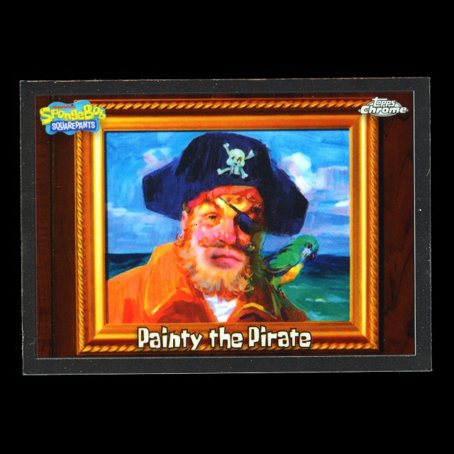 Painty the Pirate 2025 Topps Chrome SpongeBob 25th Anniv.