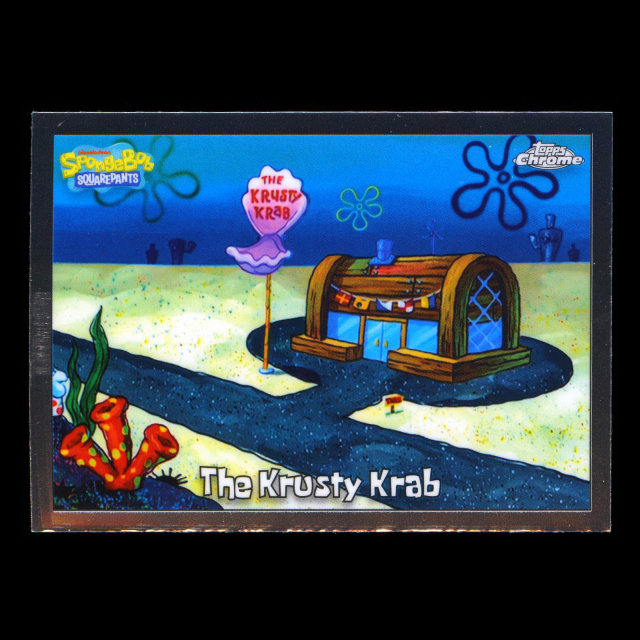 The Krusty Krab 2025 Topps Chrome SpongeBob 25th Anniv.  