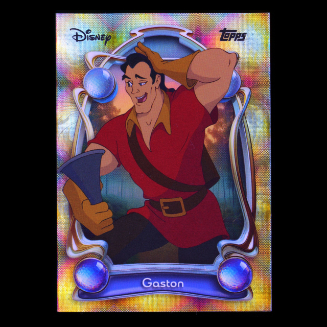 Gaston  2025 Topps Disney Wonder Diamante Foil Beauty and the Beast
