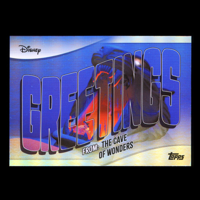 The Cave of Wonders 2025 Topps Wonder Greetings From Aladdin