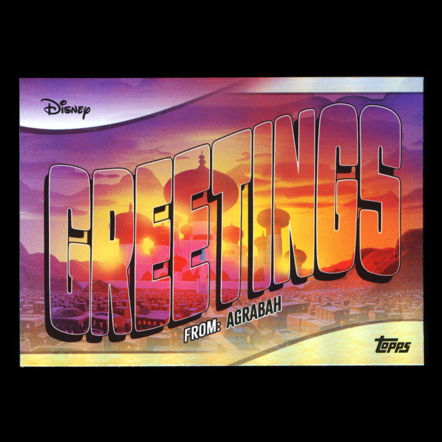 Agrabah 2025 Topps Wonder Greetings From Aladdin