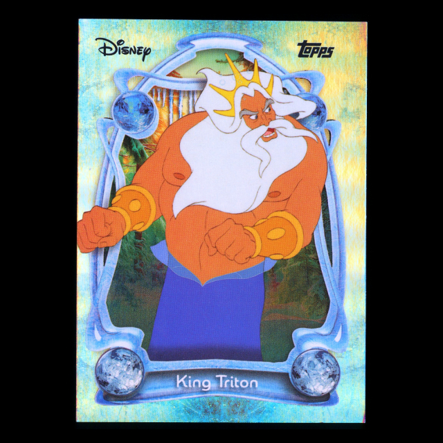 King Triton 2025 Topps Disney Wonder The Little Mermaid