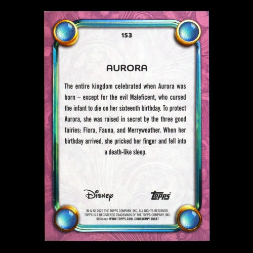 Aurora 2025 Topps Disney Wonder Princess Sleeping Beauty