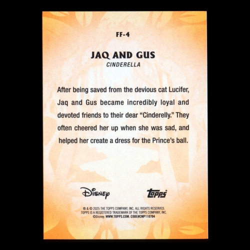 Jaq and Gus  2025 Topps Disney Wonder Furry Friends Cinderella