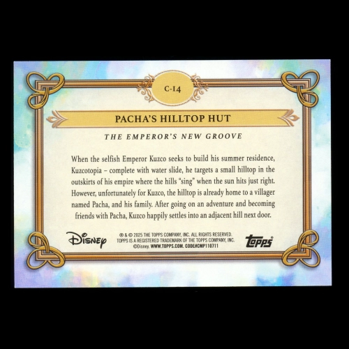 Pacha's Hilltop Hut 2025 Topps Disney Wonder The Emperor's New Groove