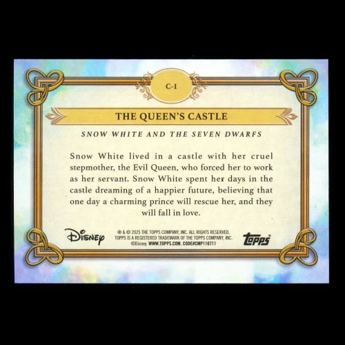 The Queen's Castle 2025 Topps Disney Wonder Snow White and the Seven Dwarfs
