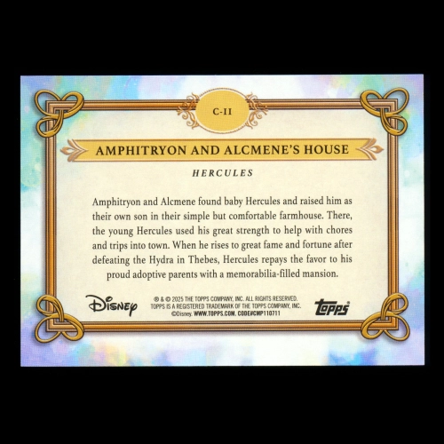 Amphitryon and Alcmene's House 2025 Topps Disney Wonder Hercules