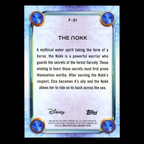 The Nokk 2025 Topps Disney Wonder Frozen Character Variation Frozen II