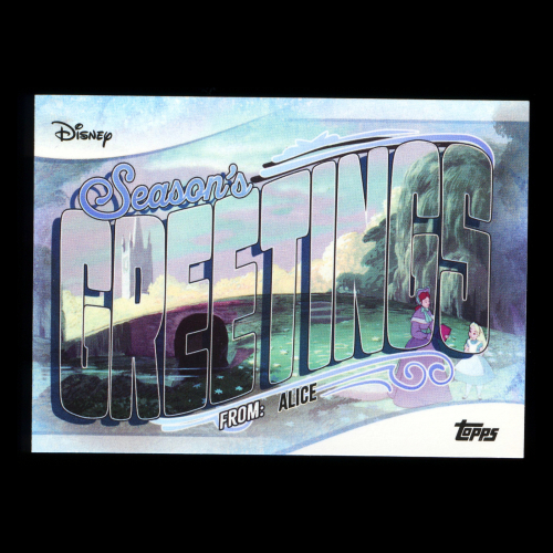 Alice 2025 Topps Wonder Season's Greetings From Alice in Wonderland