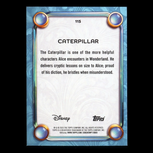 Caterpillar 2025 Topps Wonder Wish Alice in Wonderland