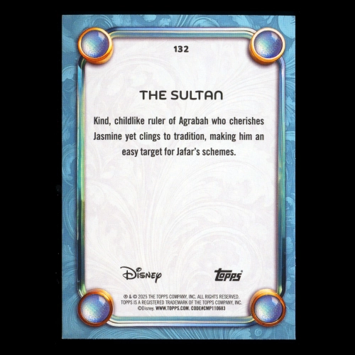 The Sultan 2025 Topps Wonder Wish Aladdin