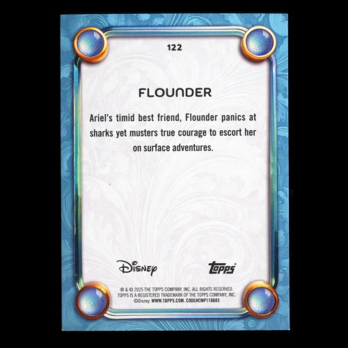 Flounder 2025 Topps Wonder Wish The Little Mermaid
