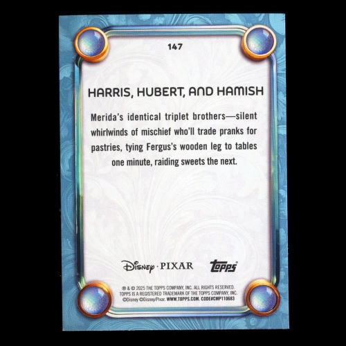 Harris, Hubert, and Hamish 2025 Topps Wonder Wish Brave