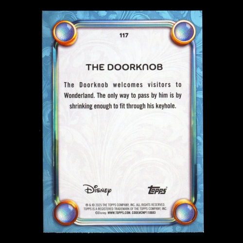 The Doorknob 2025 Topps Wonder Wish Alice in Wonderland