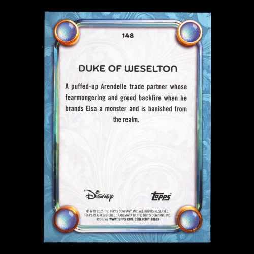 Duke of Weselton 2025 Topps Wonder Wish Frozen