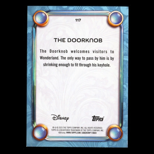 The Doorknob 2025 Topps Disney Wonder Alice in Wonderland