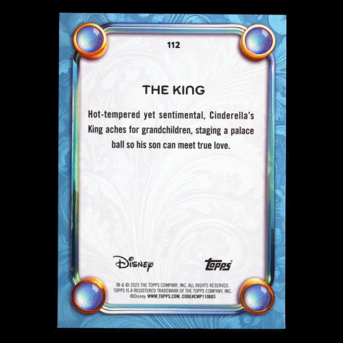 The King 2025 Topps Disney Wonder Cinderella