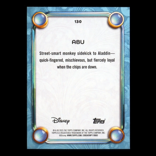 Abu 2025 Topps Disney Wonder Aladdin