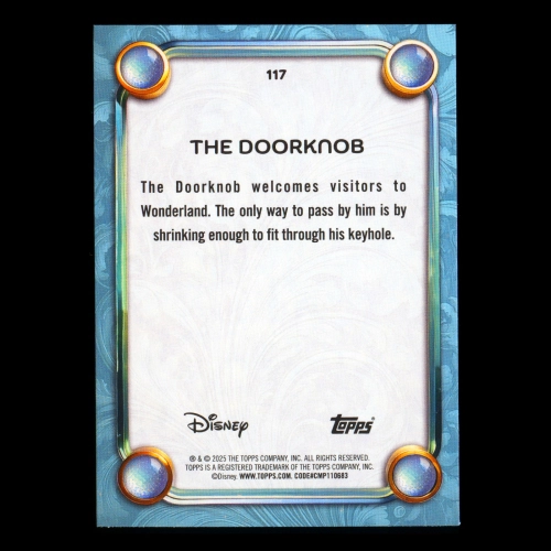 The Doorknob 2025 Topps Disney Wonder Alice in Wonderland