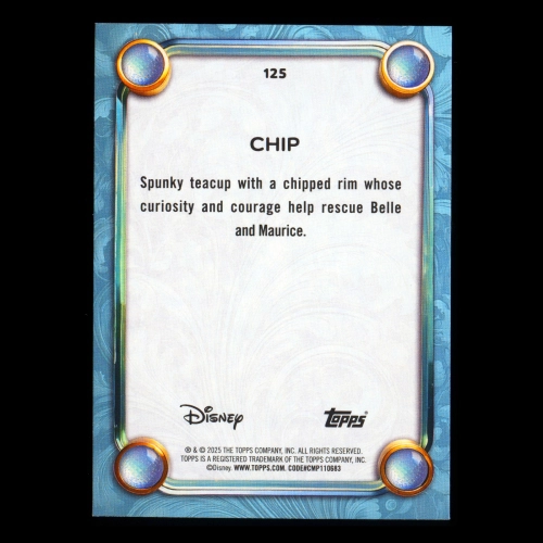 Chip 2025 Topps Disney Wonder Beauty and the Beast