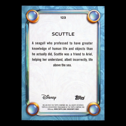 Scuttle 2025 Topps Disney Wonder The Little Mermaid