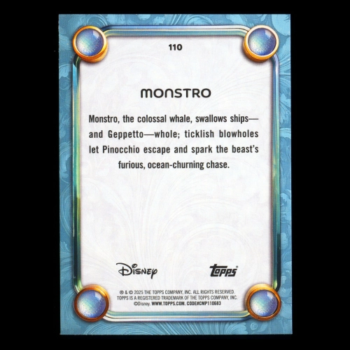Monstro 2025 Topps Disney Wonder Pinocchio