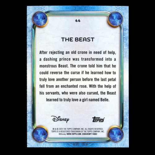 The Beast 2025 Topps Disney Wonder Beauty and the Beast