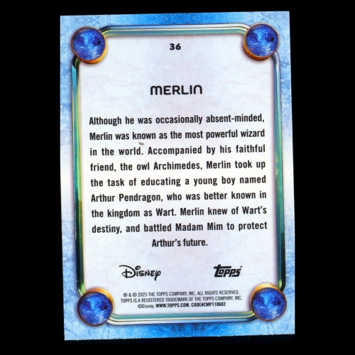 Merlin 2025 Topps Disney Wonder The Sword in the Stone
