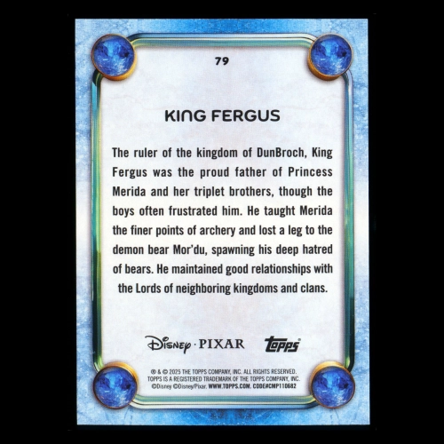 King Fergus 2025 Topps Disney Wonder Brave