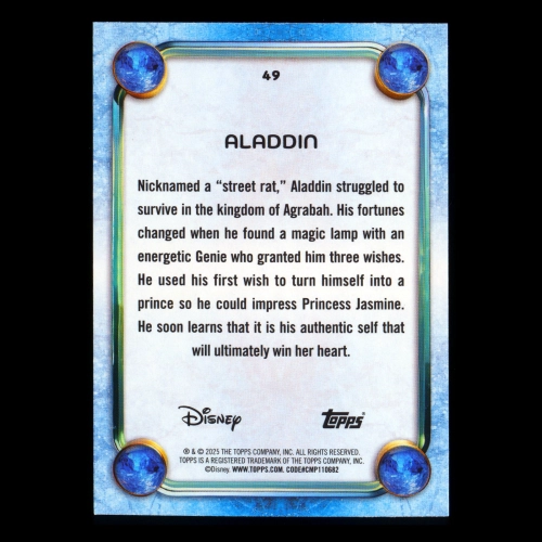 Aladdin 2025 Topps Disney Wonder Aladdin