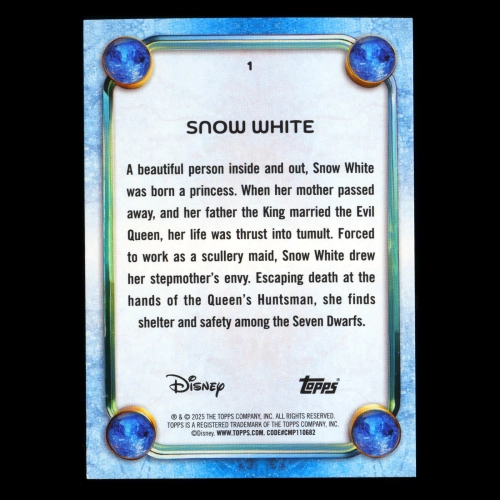 Snow White 2025 Topps Disney Wonder Snow White and the Seven Dwarfs