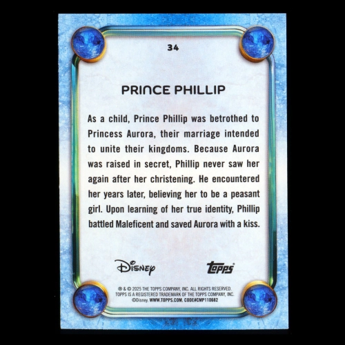 Prince Phillip 2025 Topps Disney Wonder Sleeping Beauty