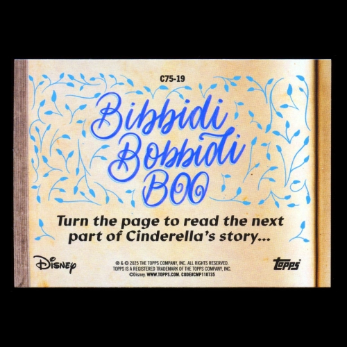 Cinderella 2025 Topps Disney Wonder 75th Anniversary Story #19