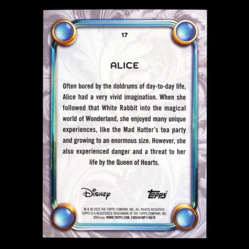 Alice 2025 Topps Disney Wonder Alice in Wonderland