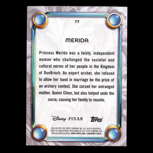 Merida 2025 Topps Disney Wonder Brave