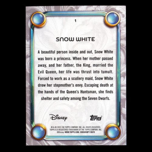 Snow White 2025 Topps Disney Wonder Snow White and the Seven Dwarfs