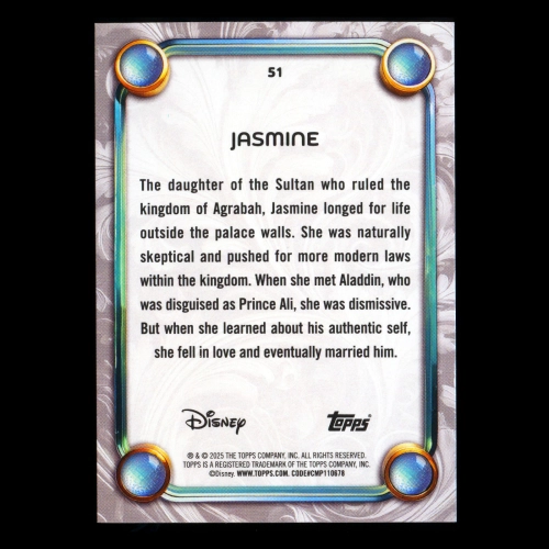 Jasmine 2025 Topps Disney Wonder Aladdin