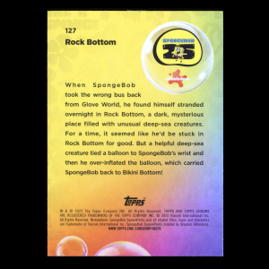 Rock Bottom 2025 Topps Chrome SpongeBob 25th Anniv.  