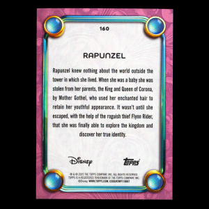 Rapunzel 2025 Topps Disney Wonder Princess Tangled