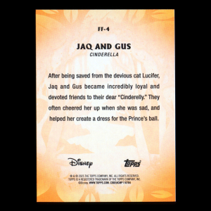Jaq and Gus  2025 Topps Disney Wonder Furry Friends Cinderella