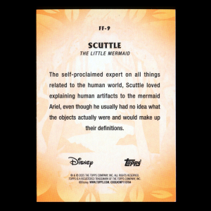 Scuttle  2025 Topps Disney Wonder Furry Friends The Little Mermaid