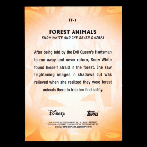 Forest Animals  2025 Topps Disney Wonder Furry Friends Snow White